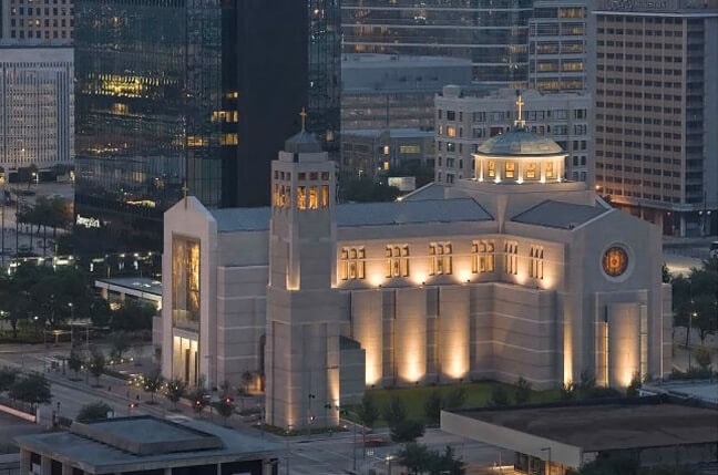 Co-Cathedral of the Sacred Heart | Houston, Texas - CCSH_Aerial Building Exterior