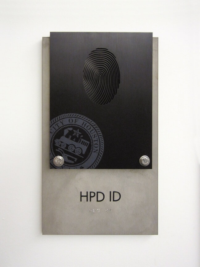 COHPC_City of Houston Permitting Center_HP Identification Plaque