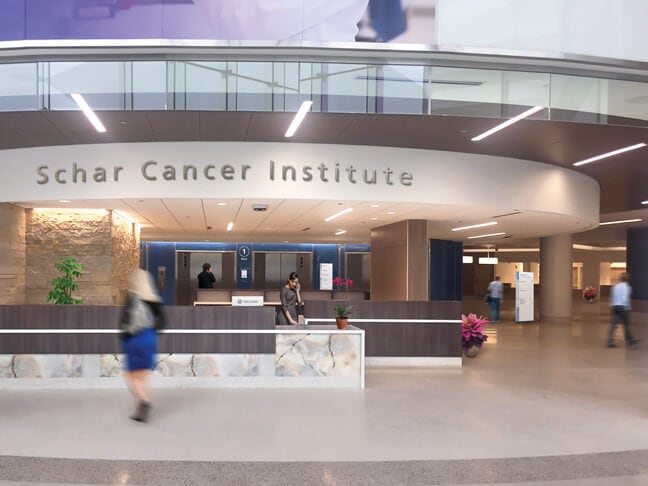 ISCI_Inova Schar Cancer Institute_Entrance Lobby