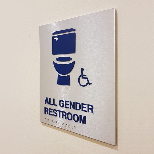 RU_Rice University Gender Inclusive_RRP.G Restroom Plaque