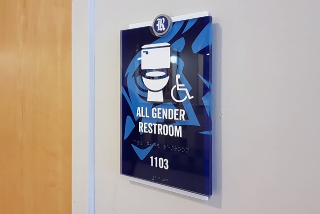 RU_Rice University Gender Inclusive_RRP.K Restroom Plaque