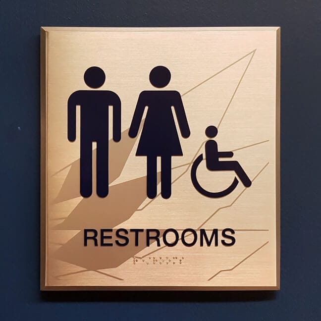 RU_Rice University Gender Inclusive_RRP.Y Restroom Plaque