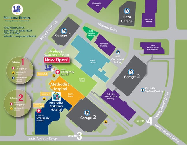 Baptist Health Little Rock Campus Map