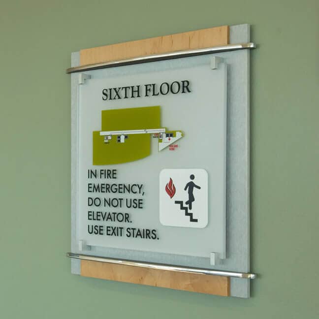 Northeast Georgia Medical Center - Elevator Code Plaque
