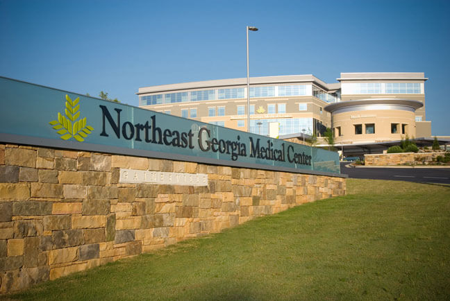 Northeast Georgia Medical Center - Building Identification Monument