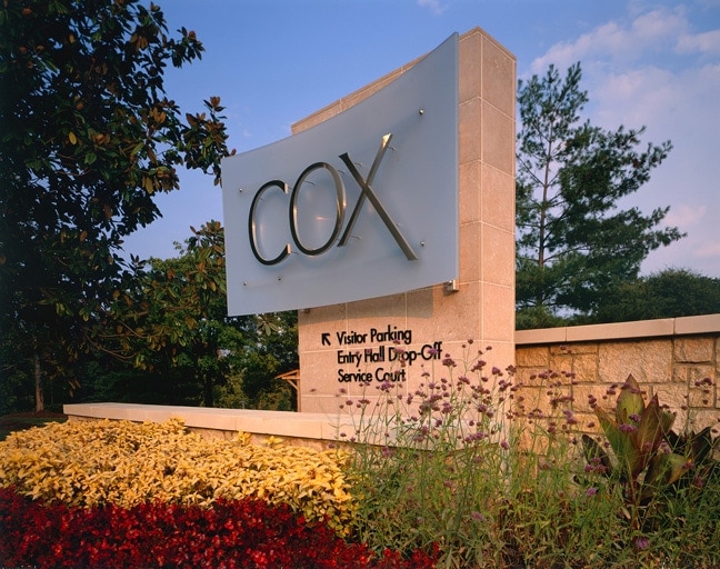Cox Headquarters - Building Identification Monument BIM