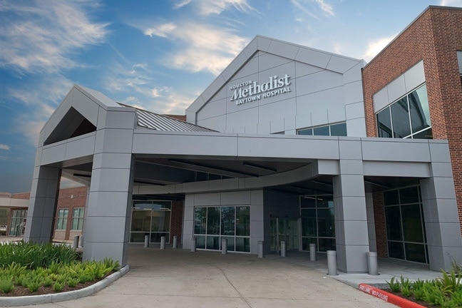 Houston Methodist Baytown Hospital (Outpatient Center) - Exterior Building Mounted Logo BML