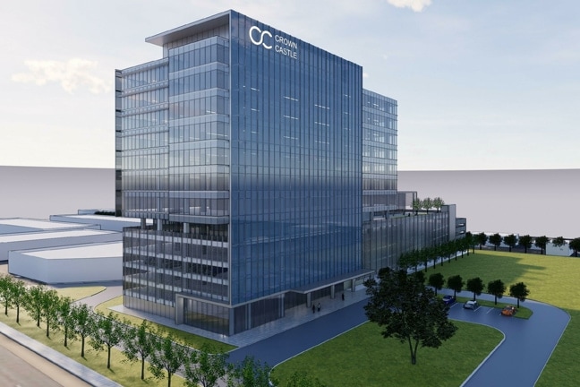 Crown Castle Headquarters - Building Rendering