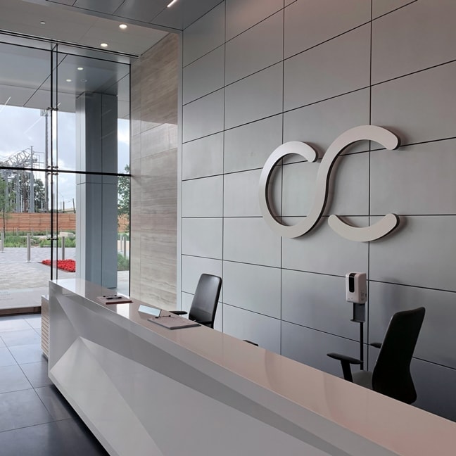 Crown Castle Headquarters - Interior Logomark