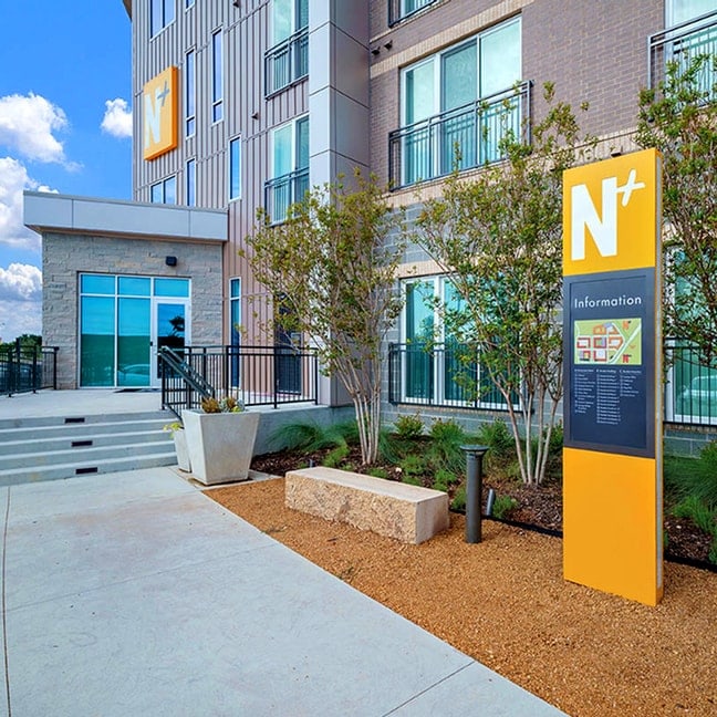 Northside Apartments - Free Standing Pedestrian Directional (Plus)