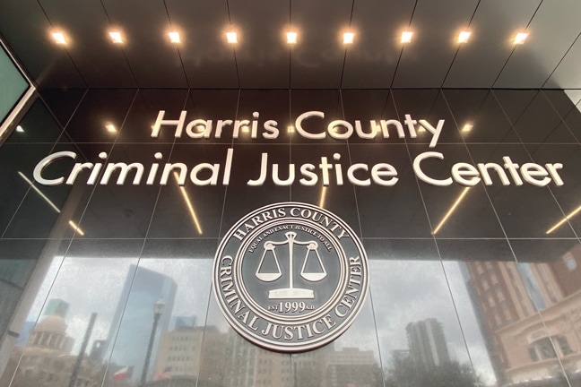 Harris County Criminal Justice Center: Exterior Building Mounted Graphics BMG