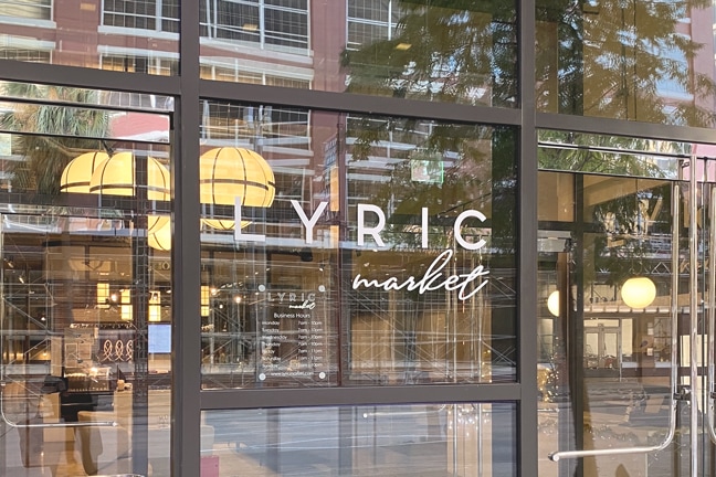 Lyric Market: Exterior Building Mounted Logo Small BML.B