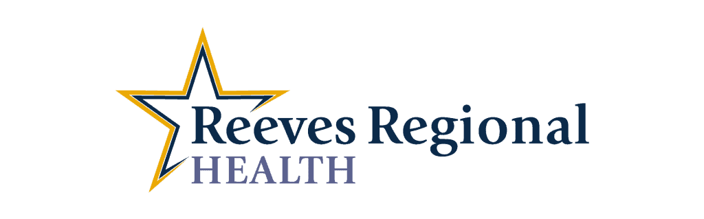 Reeves Regional Health: Logo Horizontal Stacked