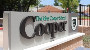 The John Cooper School: Exterior Campus Entry Monument CEM