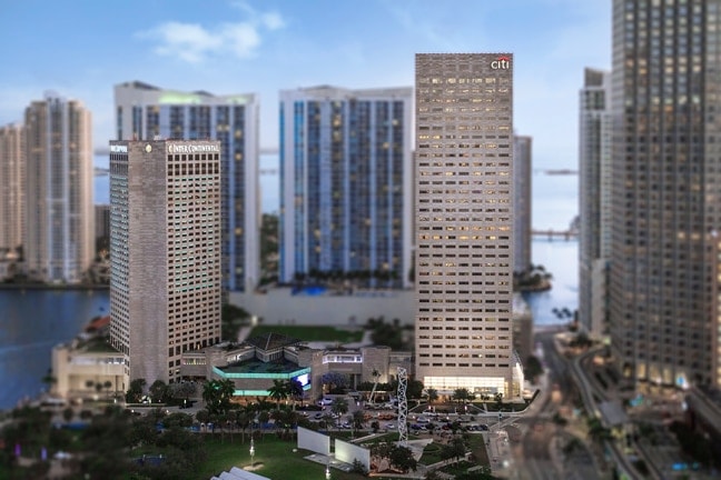 CitiGroup Center: Exterior Building with a View of Biscayne Bay