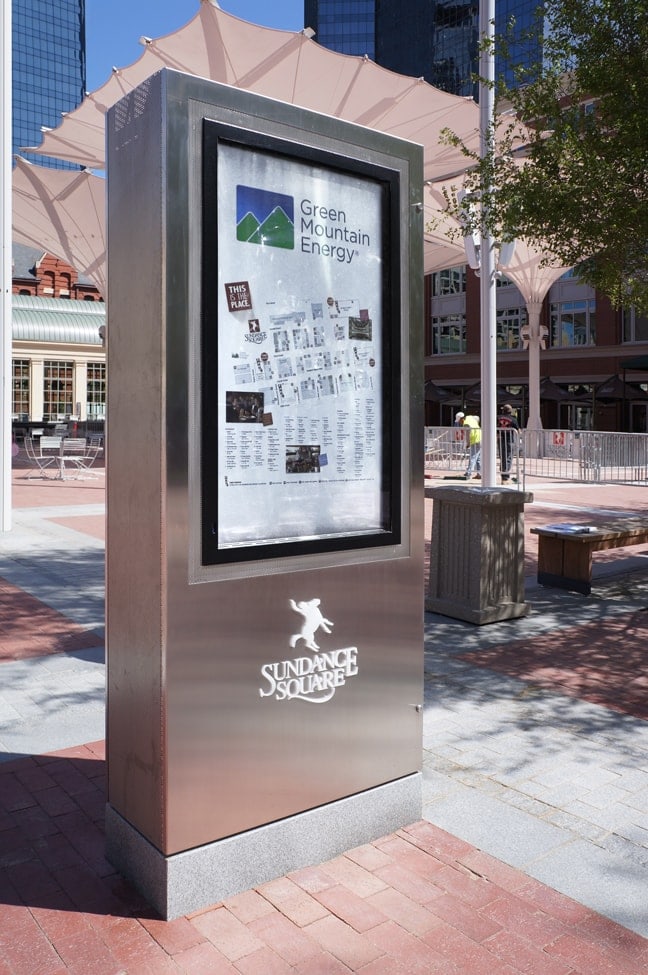 Sundance Square Plaza: Exterior Electronic Directory EED