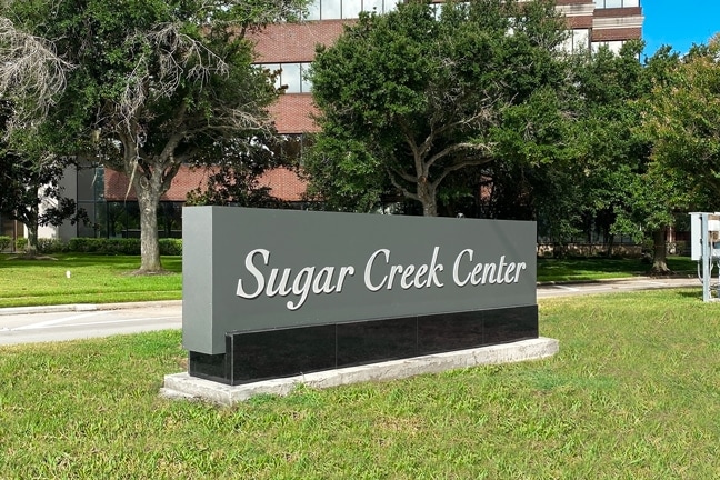 Three Sugar Creek Center - Exterior Secondary Entrance Identity SEI