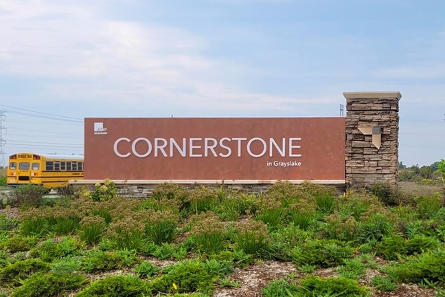 Cornerstone Grayslake - Exterior Secondary Identity Monument SIM