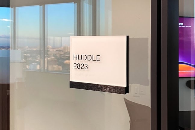 Perry Homes Headquarters: Interior Typical Room Plaque TRP (Huddle)