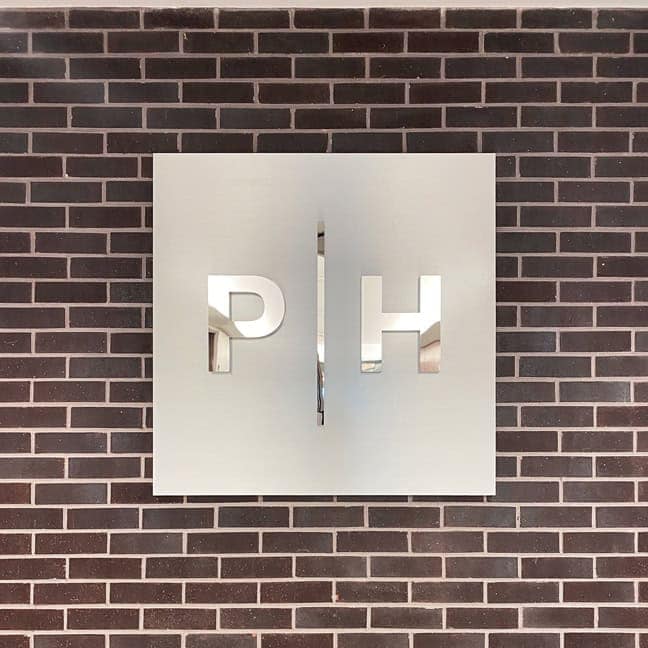 Perry Homes Headquarters: Interior Wall-Mounted Logo WML.B (P|H)