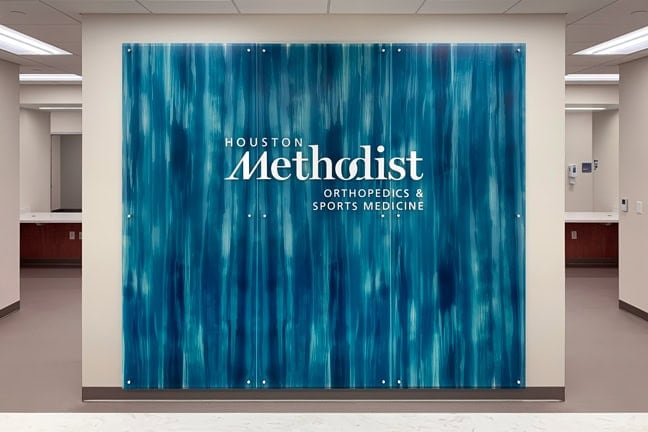 Houston Methodist Clear Lake Hospital MOB4: Interior Logo Graphics ILG-3 (Front)