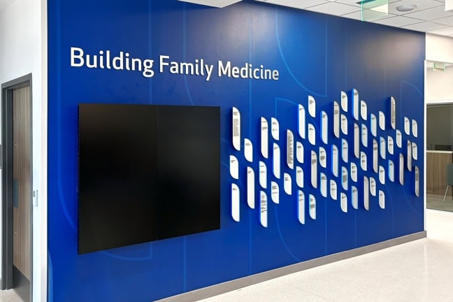 Waco Family Medicine - Interior Donor Recognition Graphics Wall