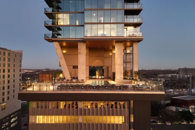 700 River: Exterior Building at Night