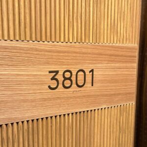 700 River: Interior Resident Unit Plaque RUP 1 (3801)