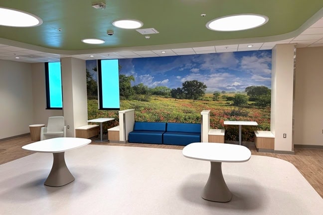 Permian Basin Behavioral Health Center: Interior Lounge